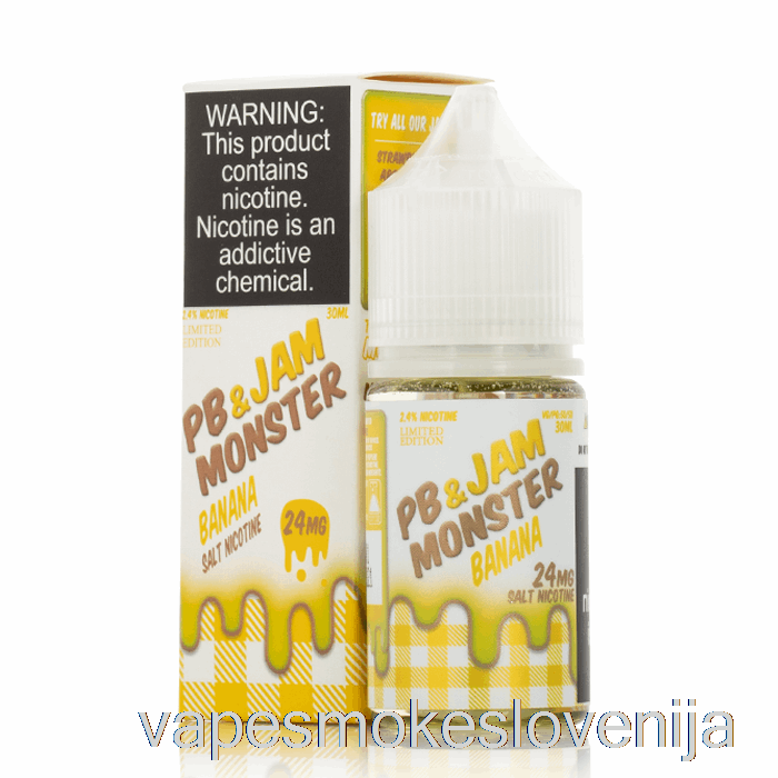 Vape Petrol Banana - Pb And Jam Monster Soli - 30ml 24mg